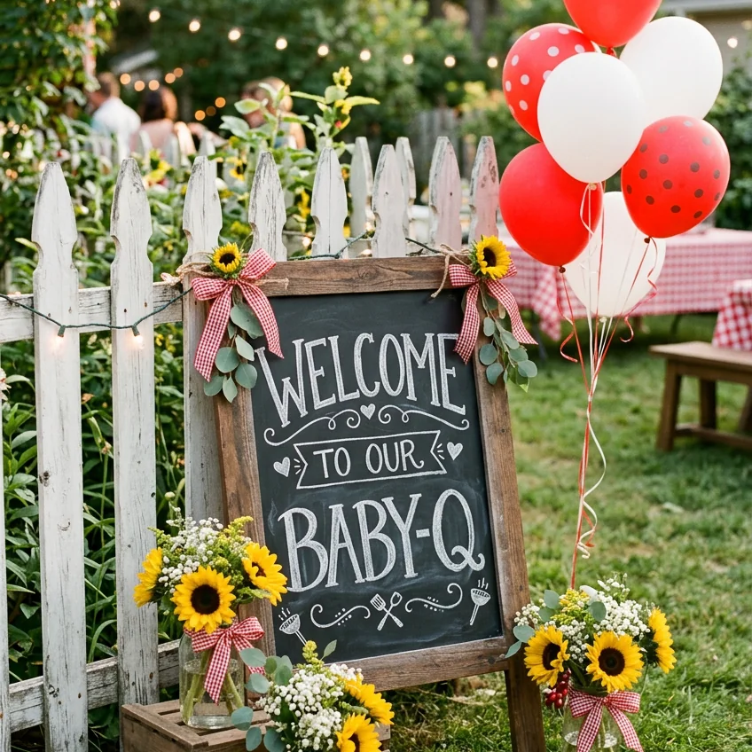 bbq baby shower ideas featured image