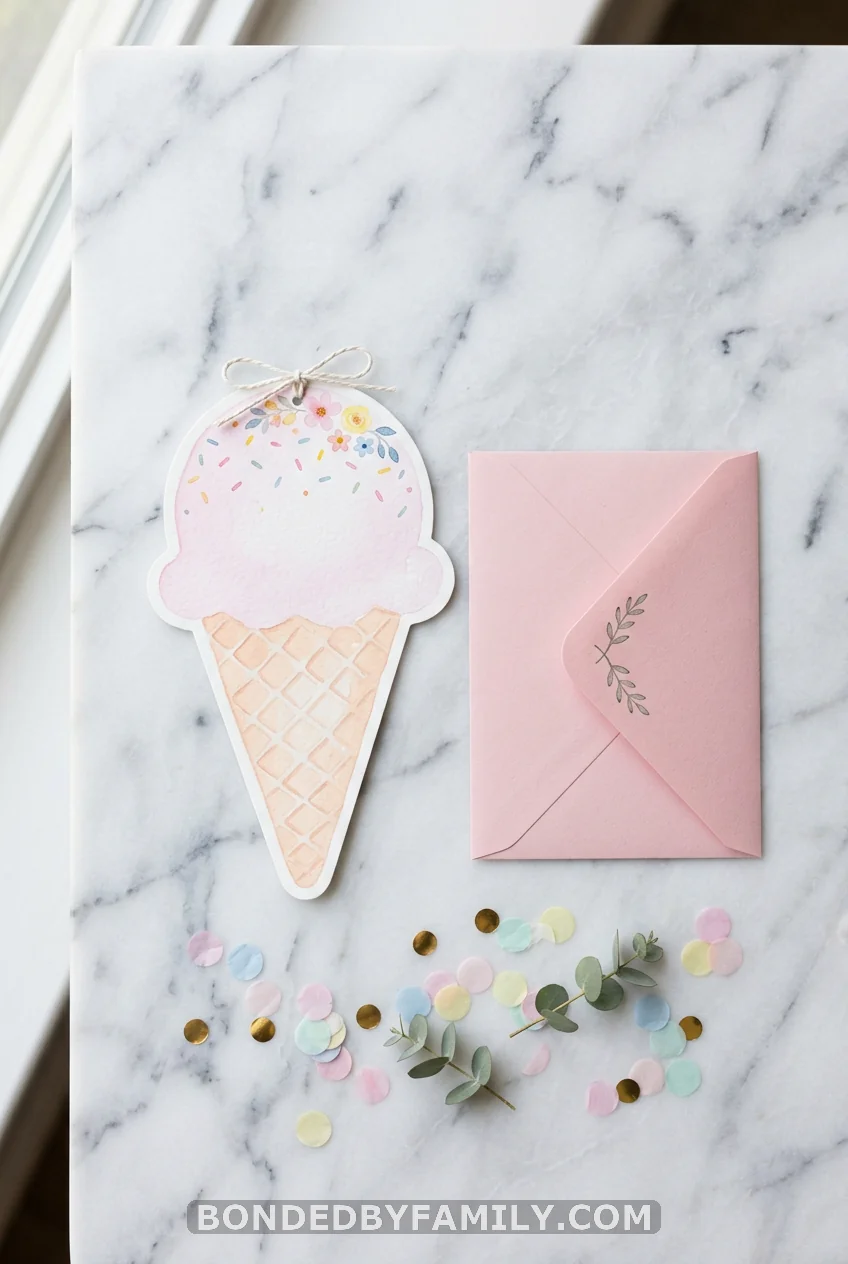 "Here's the Scoop" Custom Invitations