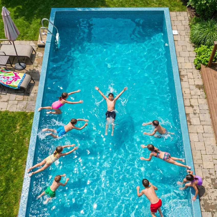 pool party games for kids featured image