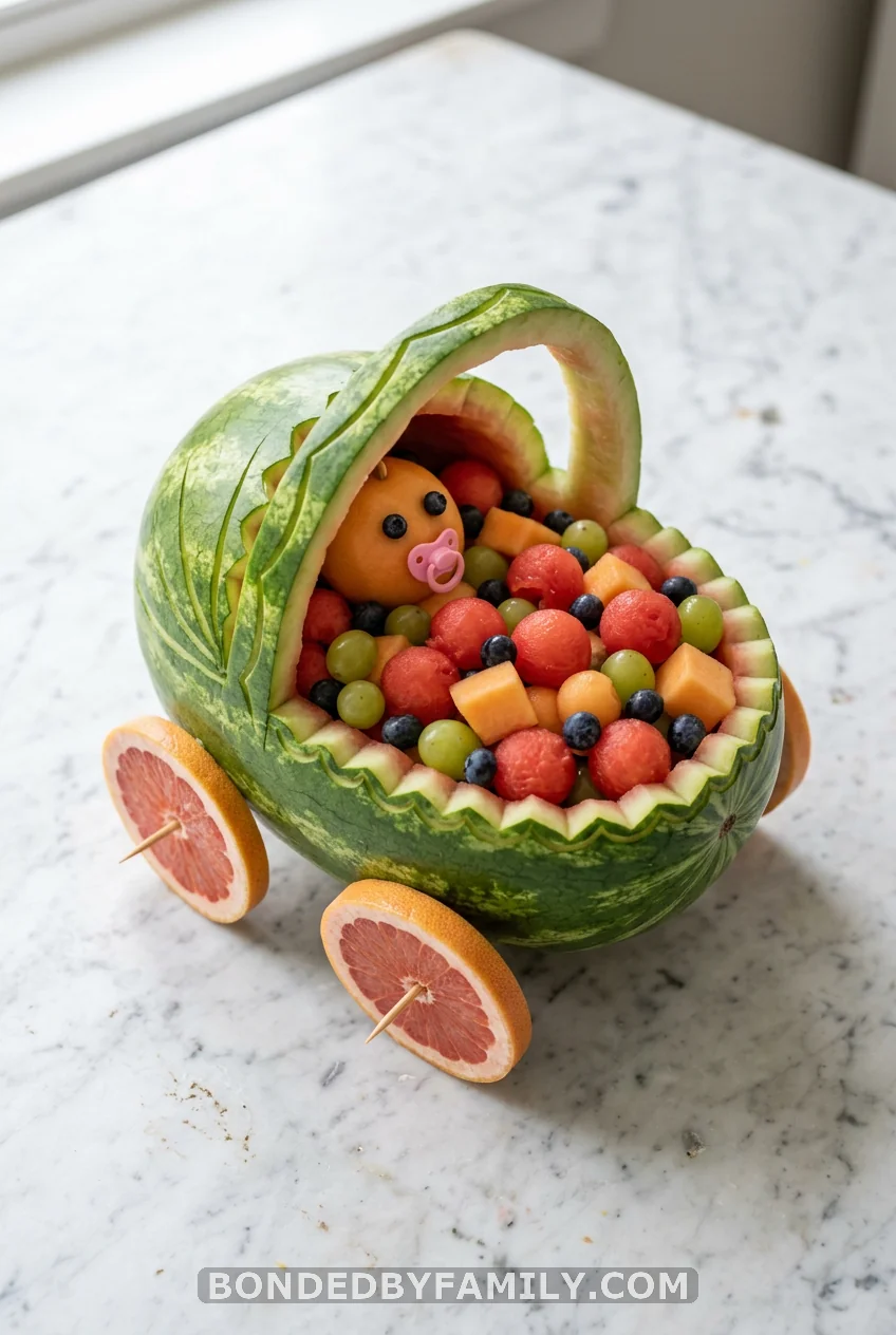 The Watermelon Baby Carriage Centerpiece