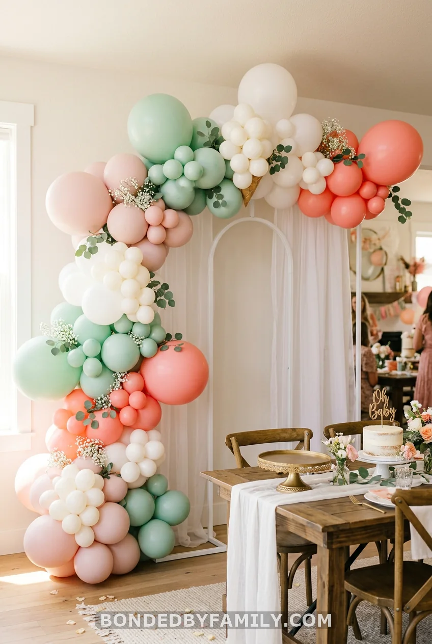 Ice Cream Balloon Garland