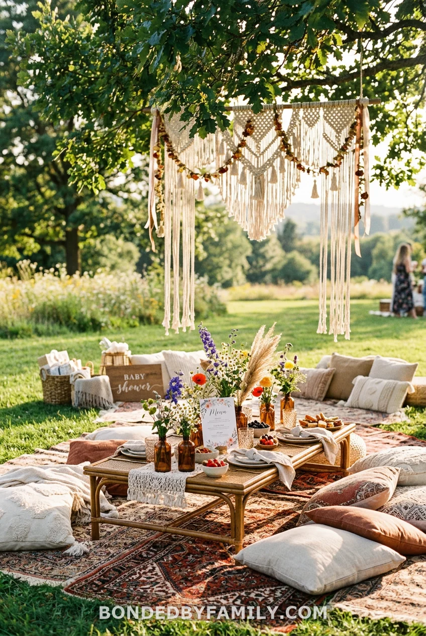 Boho Picnic on the Lawn