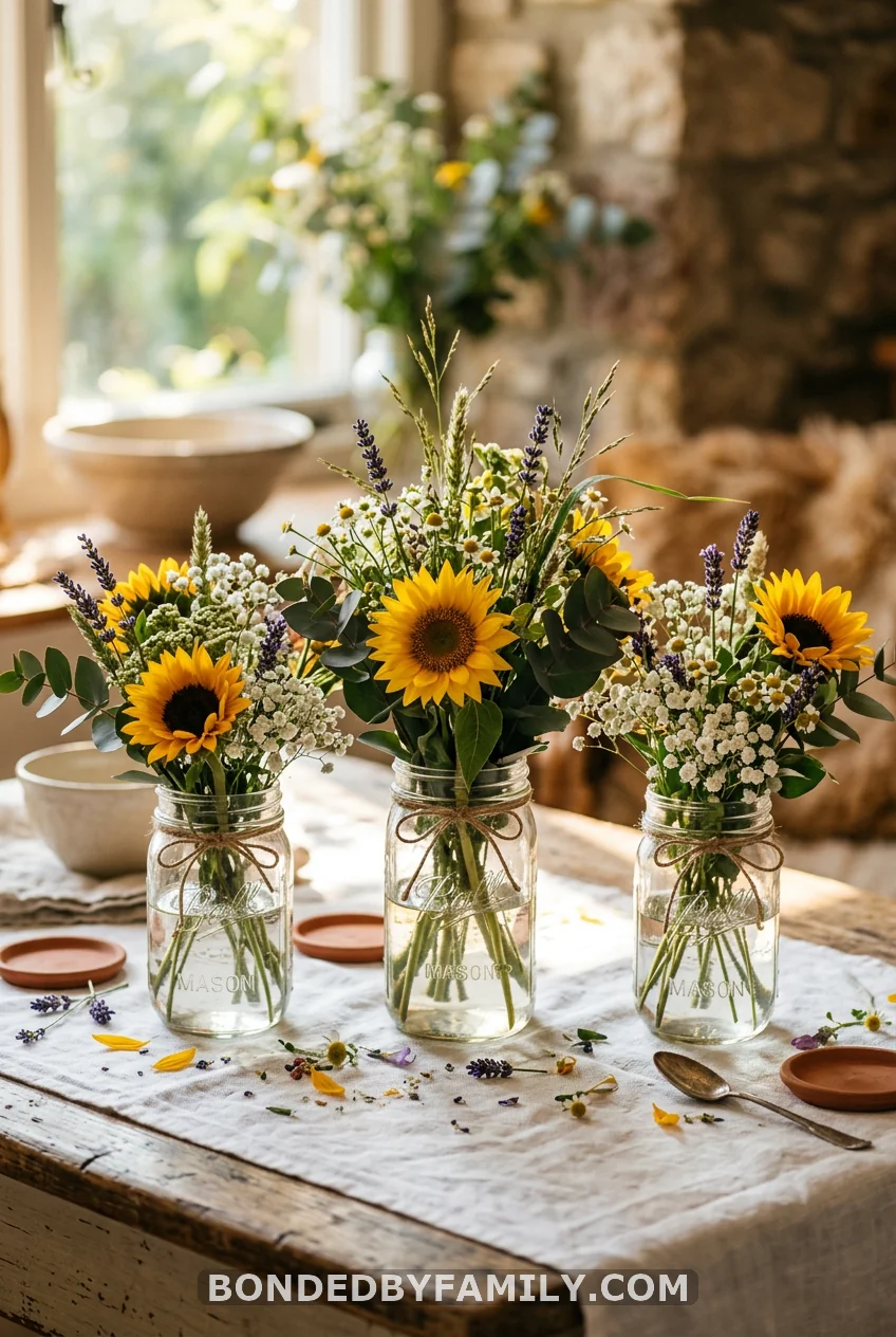 Wildflower Centerpieces Under 20