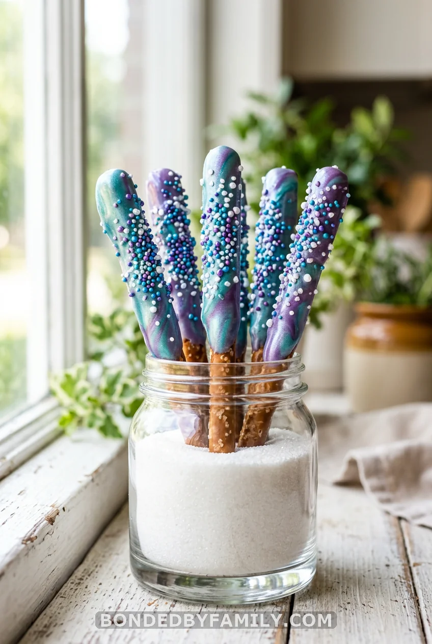 Mermaid Tail Pretzels