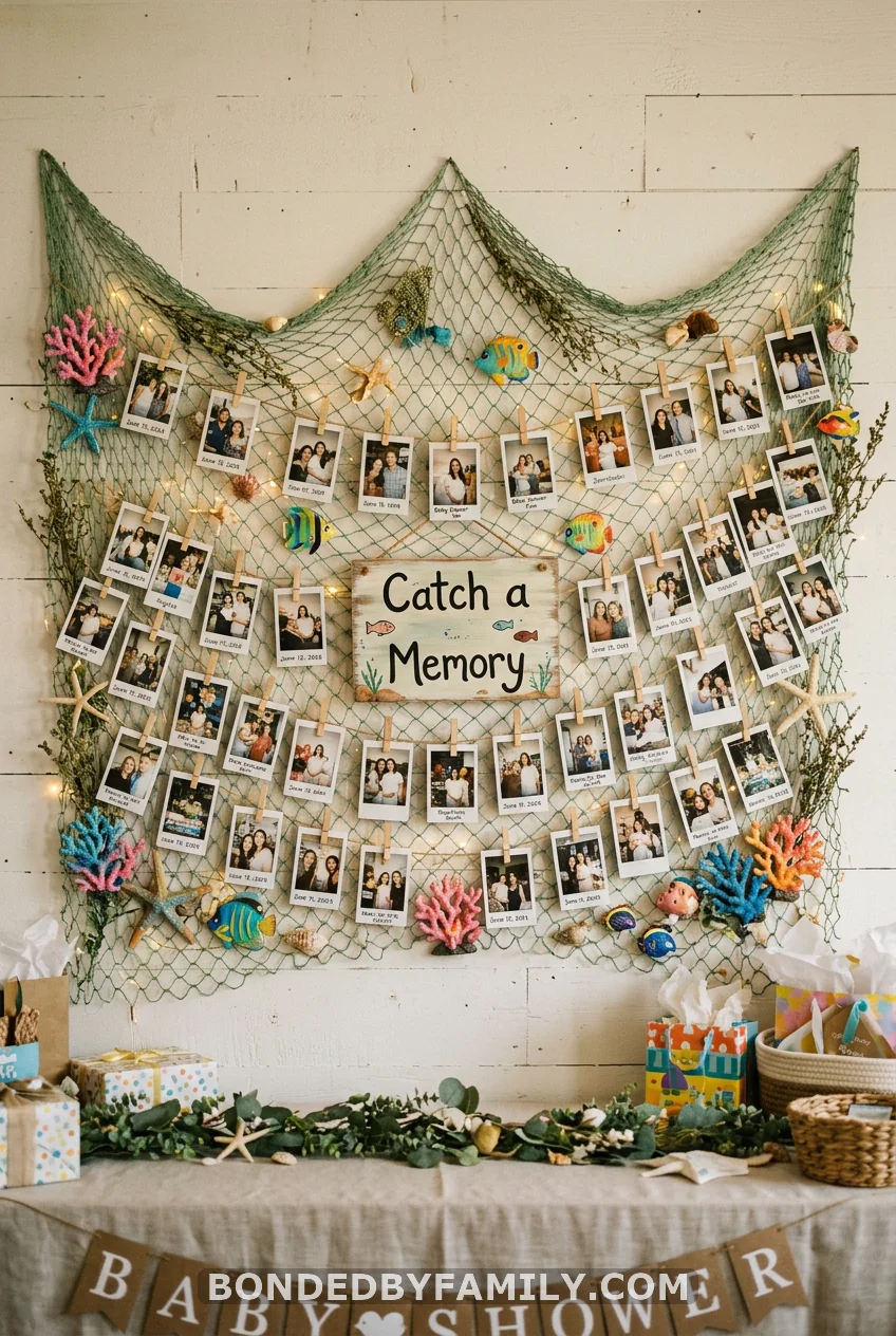Fishnet Photo Wall