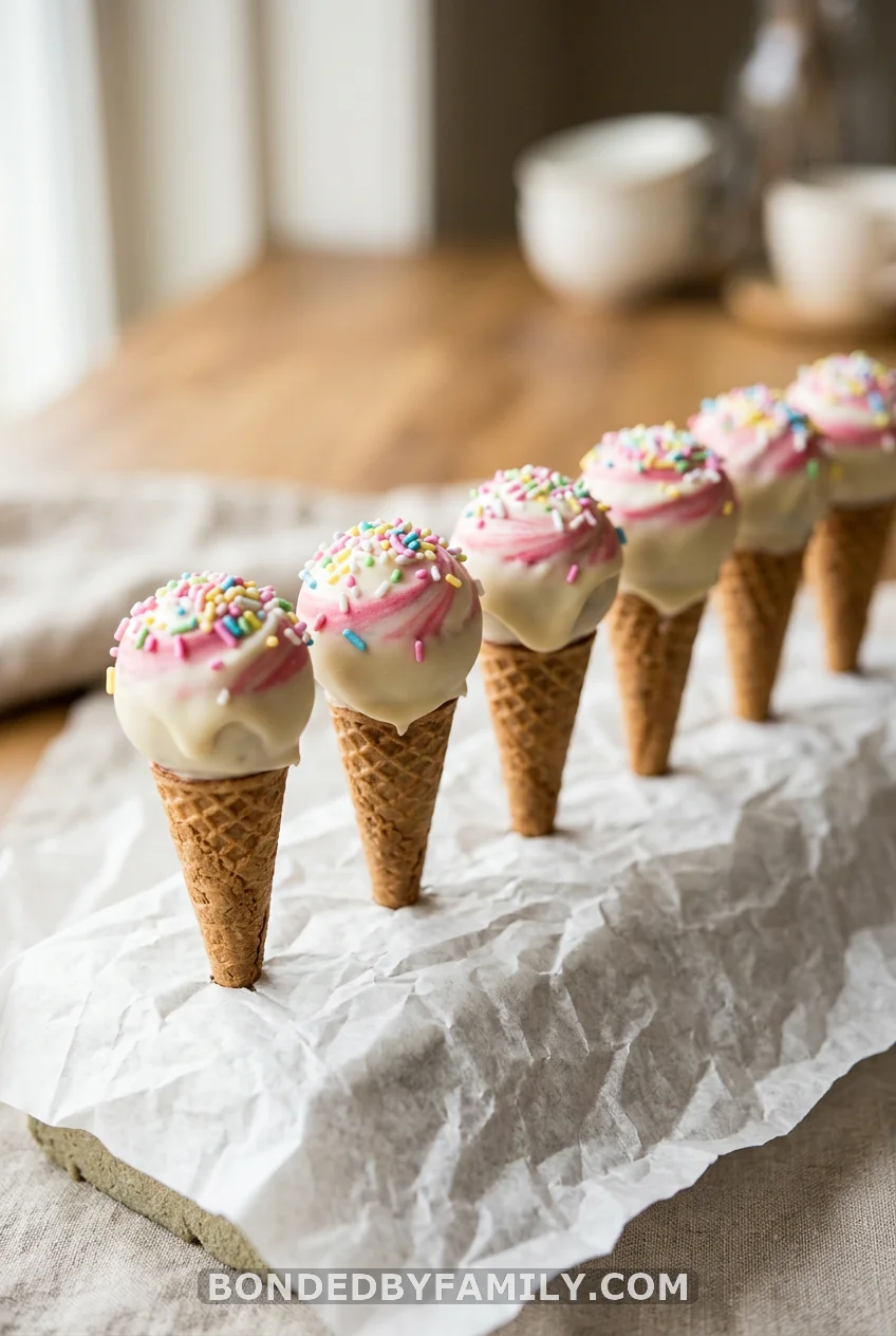 Ice Cream Cone Cake Pops
