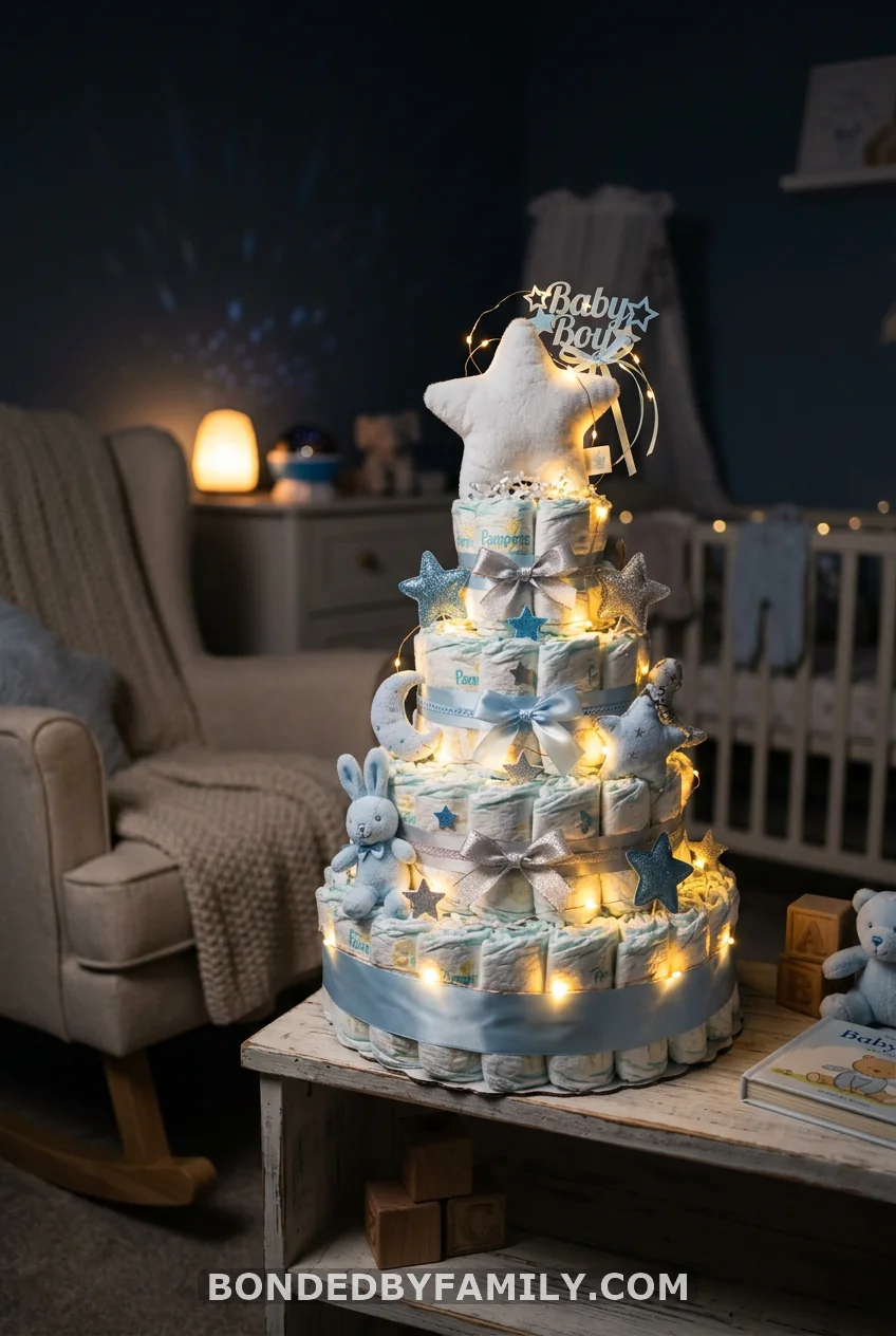 Twinkle Twinkle Fairy-Light Cake
