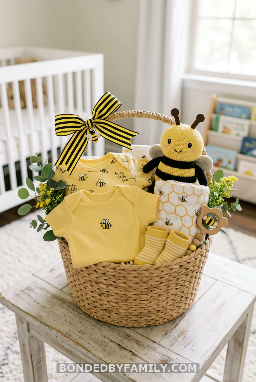 The Bee-Themed Novelty Basket