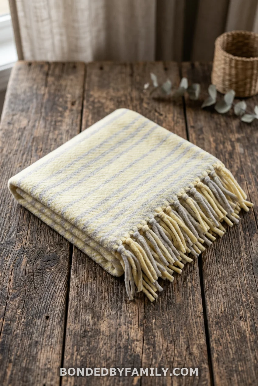 No-Sew Knotted Baby Blanket