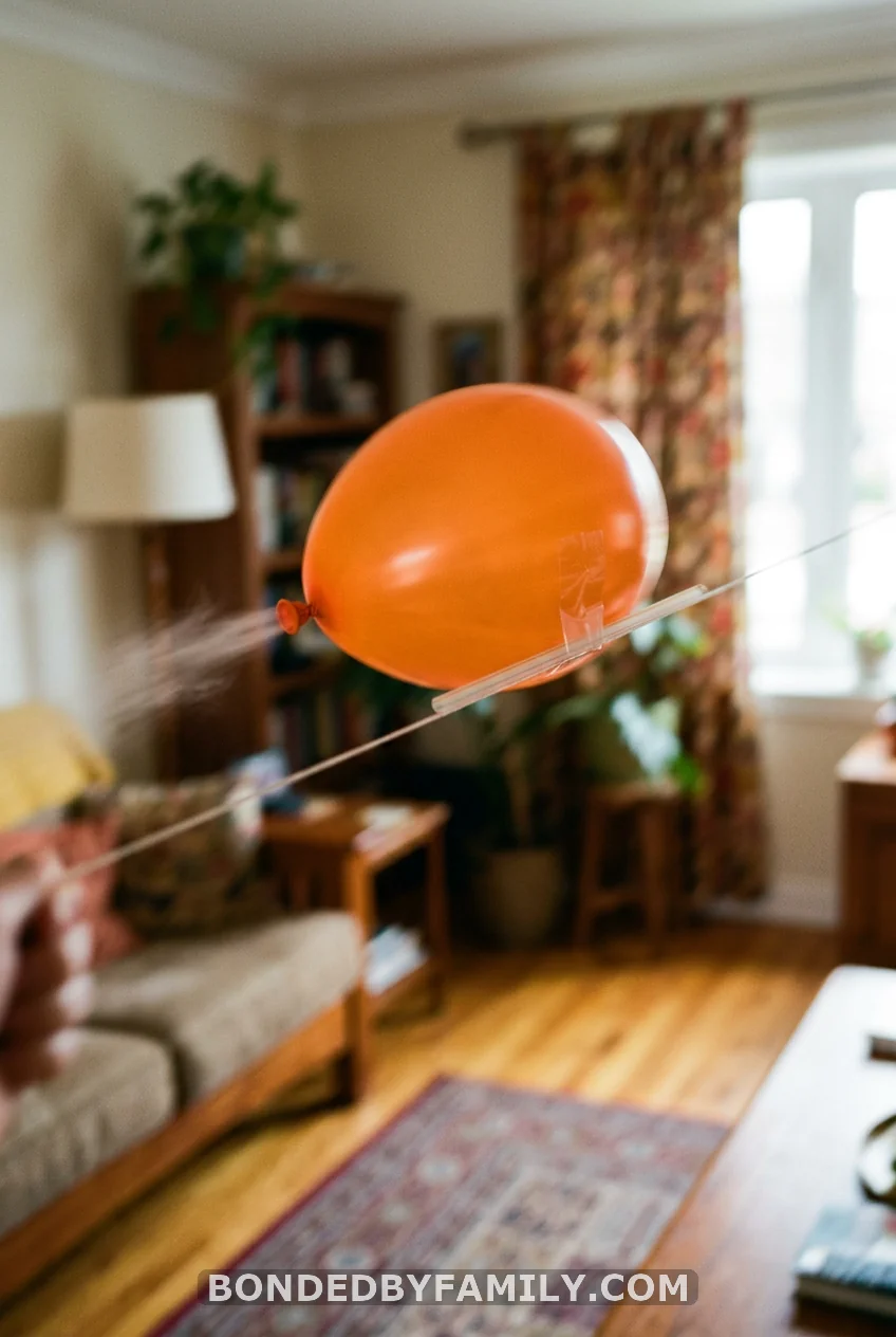 Race a Balloon Rocket on a String