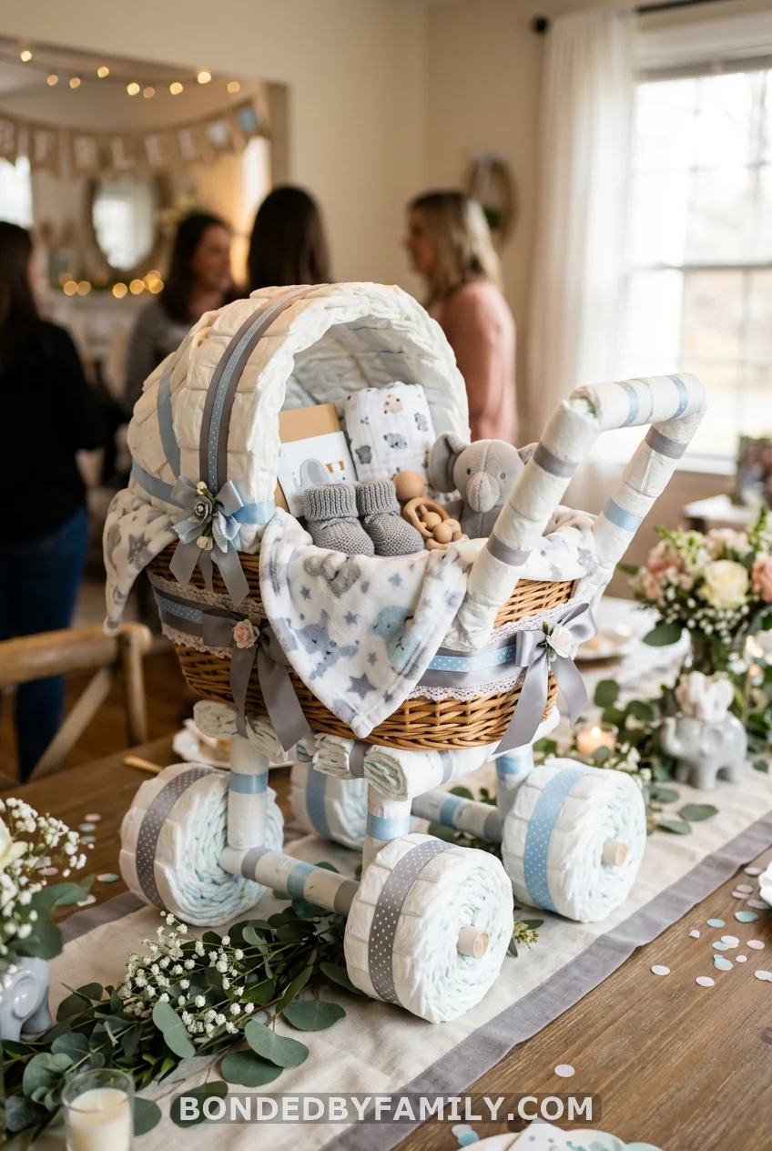 Diaper Carriage or Tricycle Showpiece