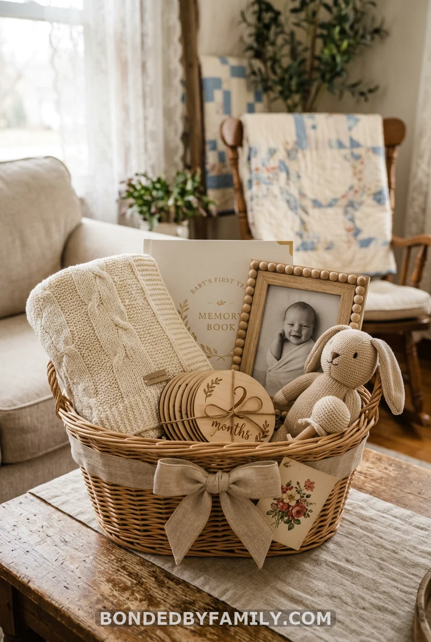 The Grandparent's First-Photos Basket
