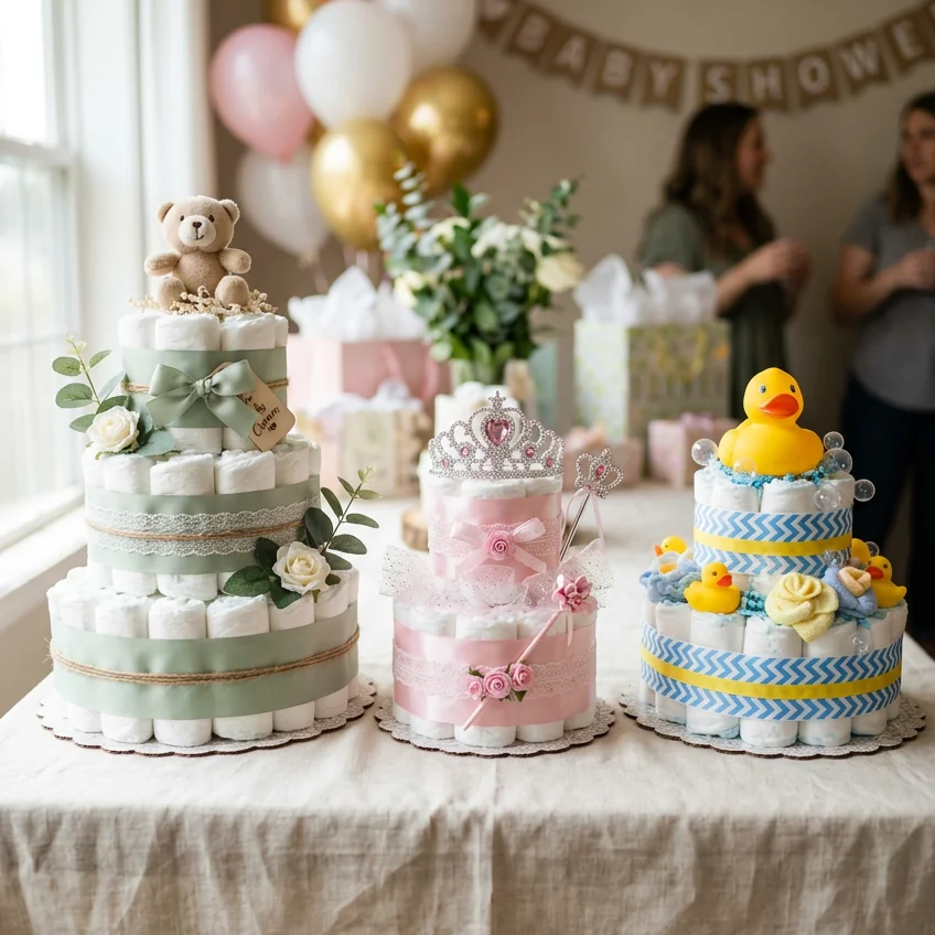 diaper cake ideas featured image