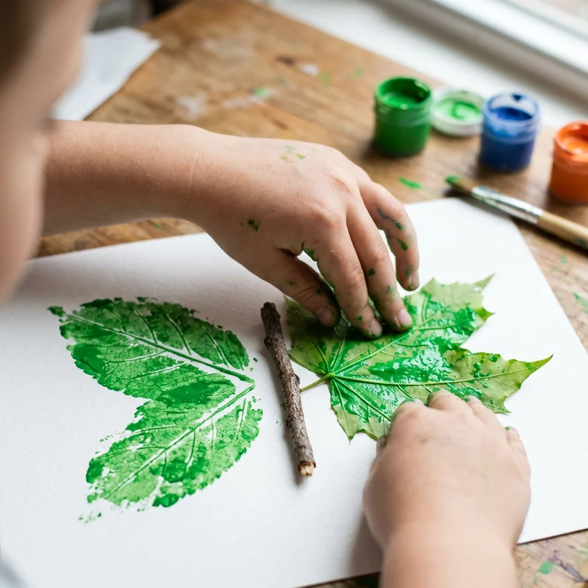 nature crafts for kids featured image