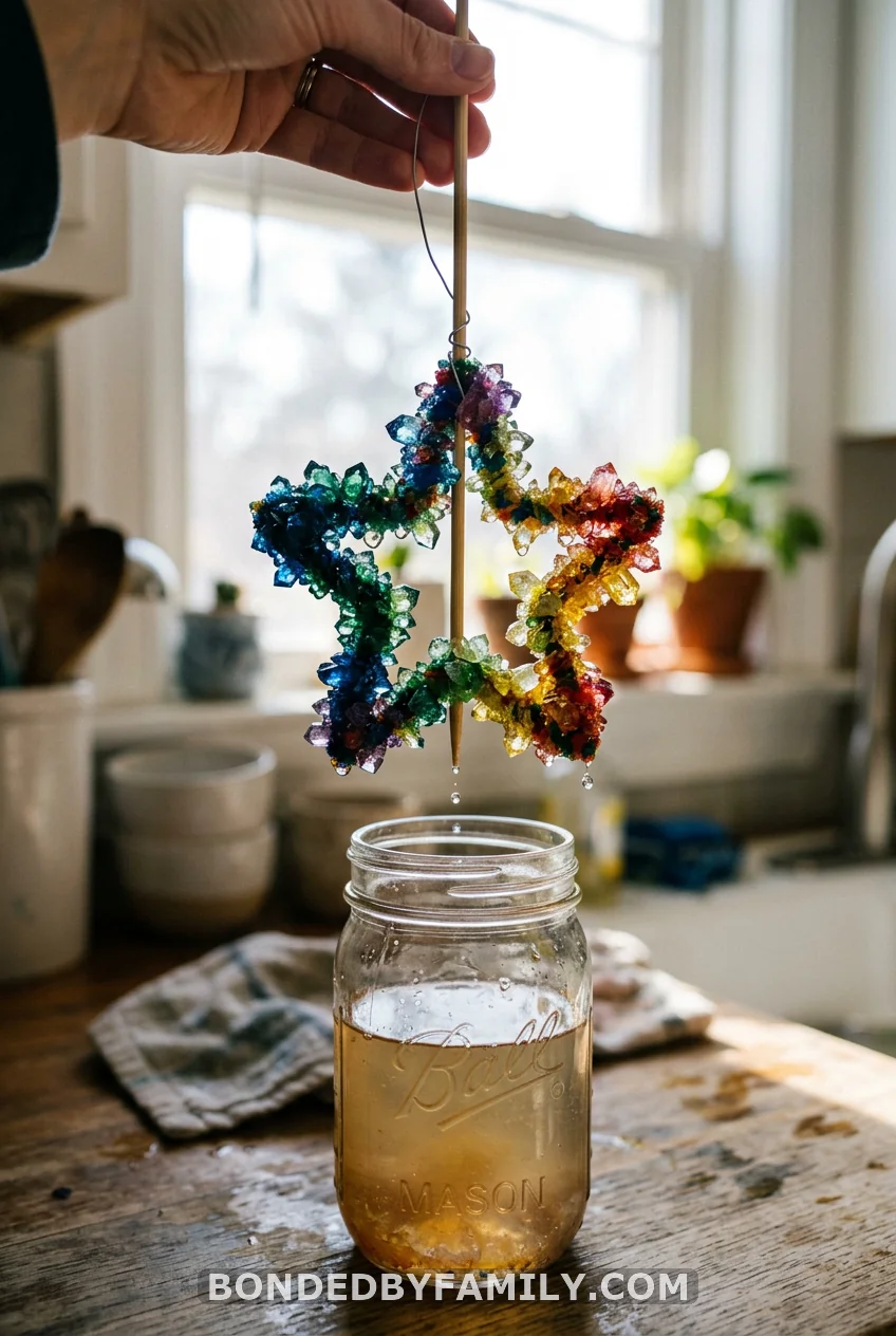 Grow Borax Crystals on Pipe Cleaners