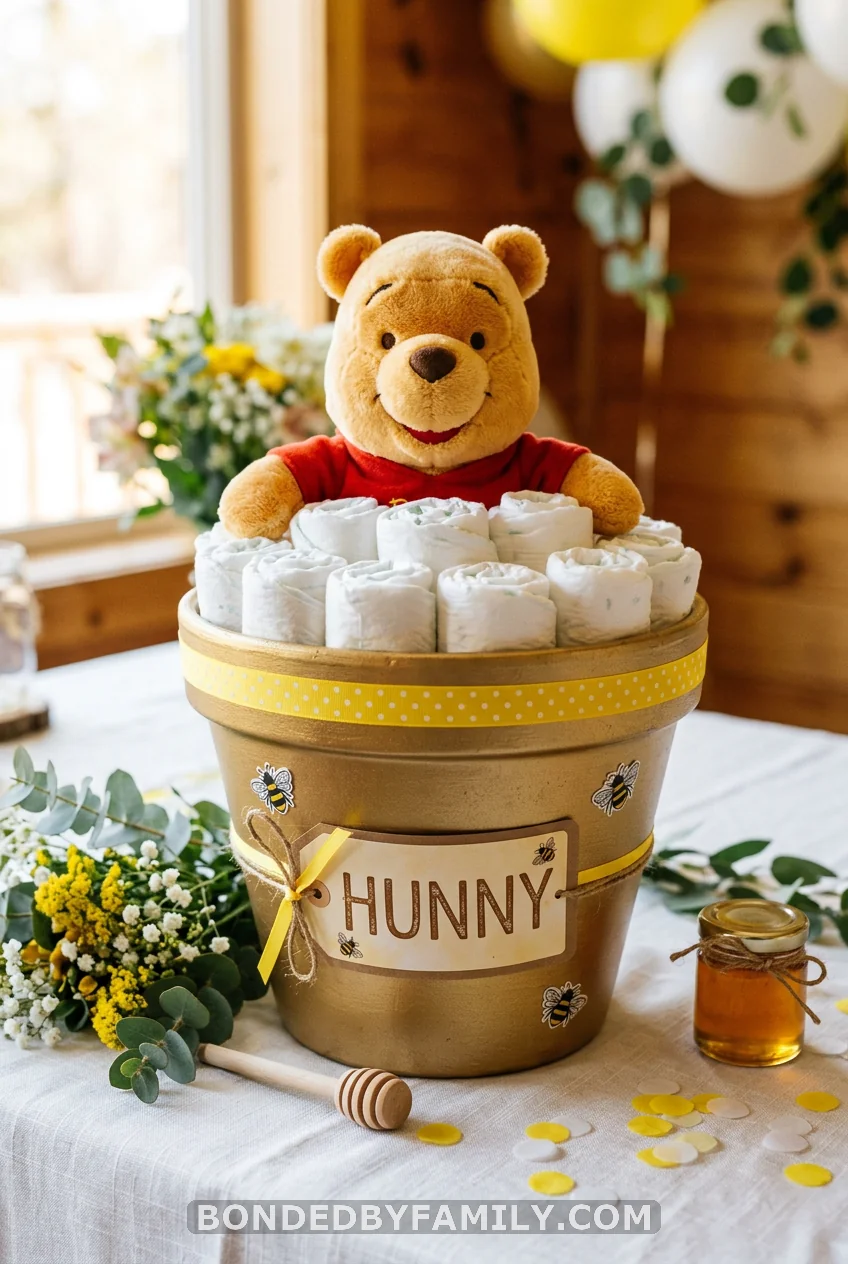 The Hunny Pot Diaper Cake