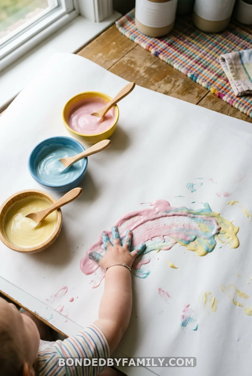 Yogurt Finger Paint