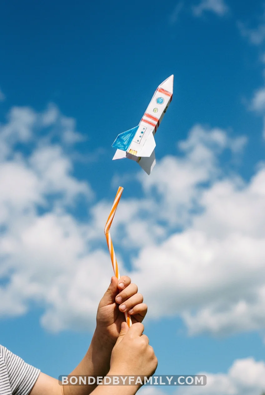 Launch Straw Rockets