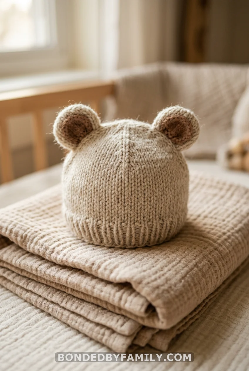 A No-Sew or Crochet Bear Hat