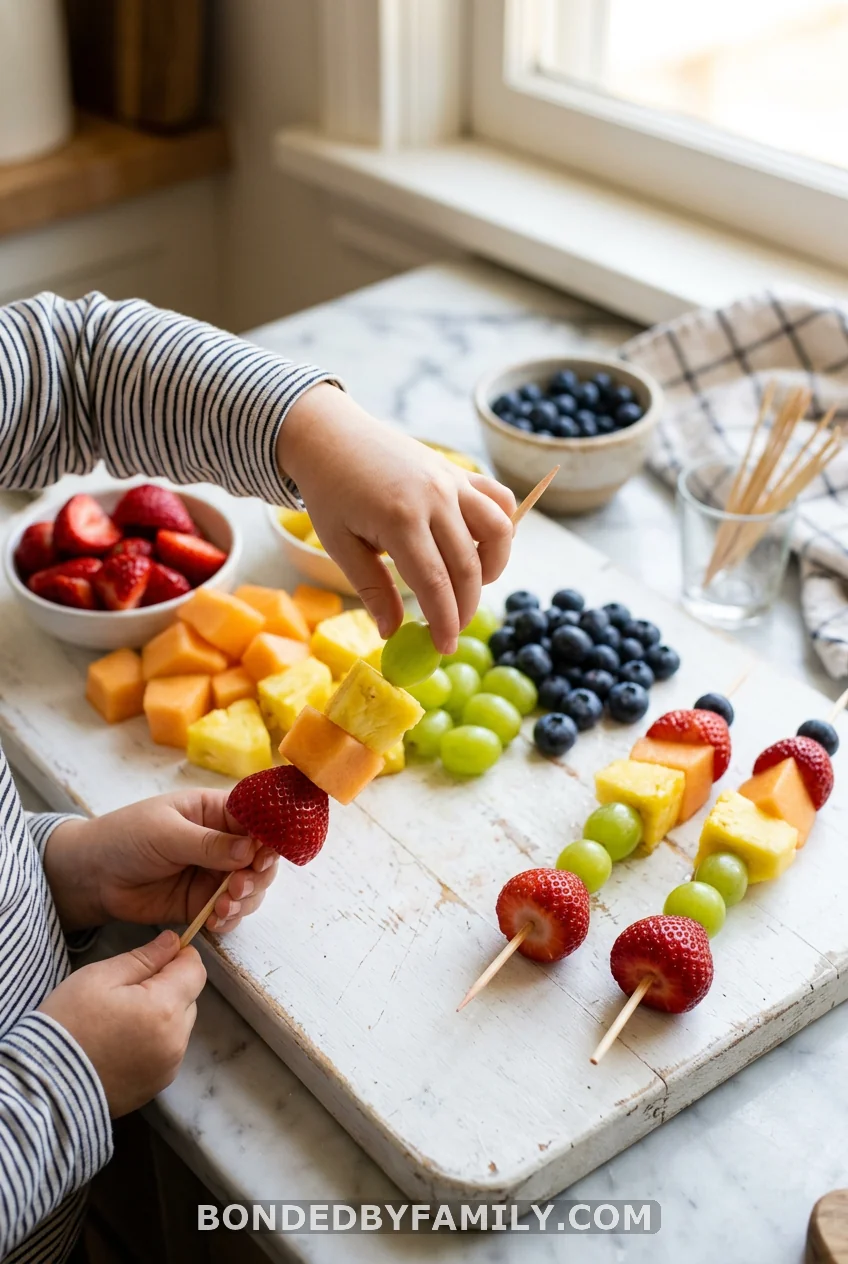 Rainbow Fruit Kabobs