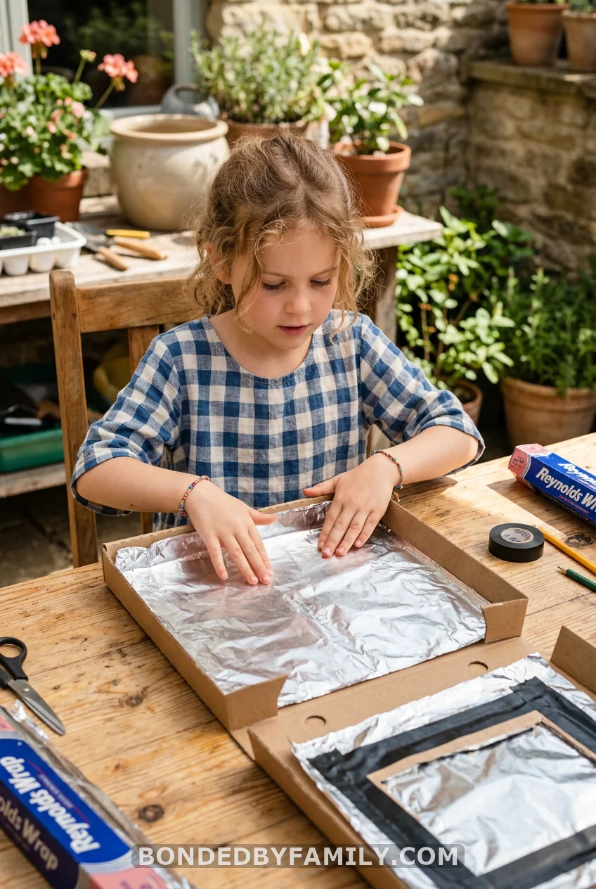 Step 2: Foil the flap
