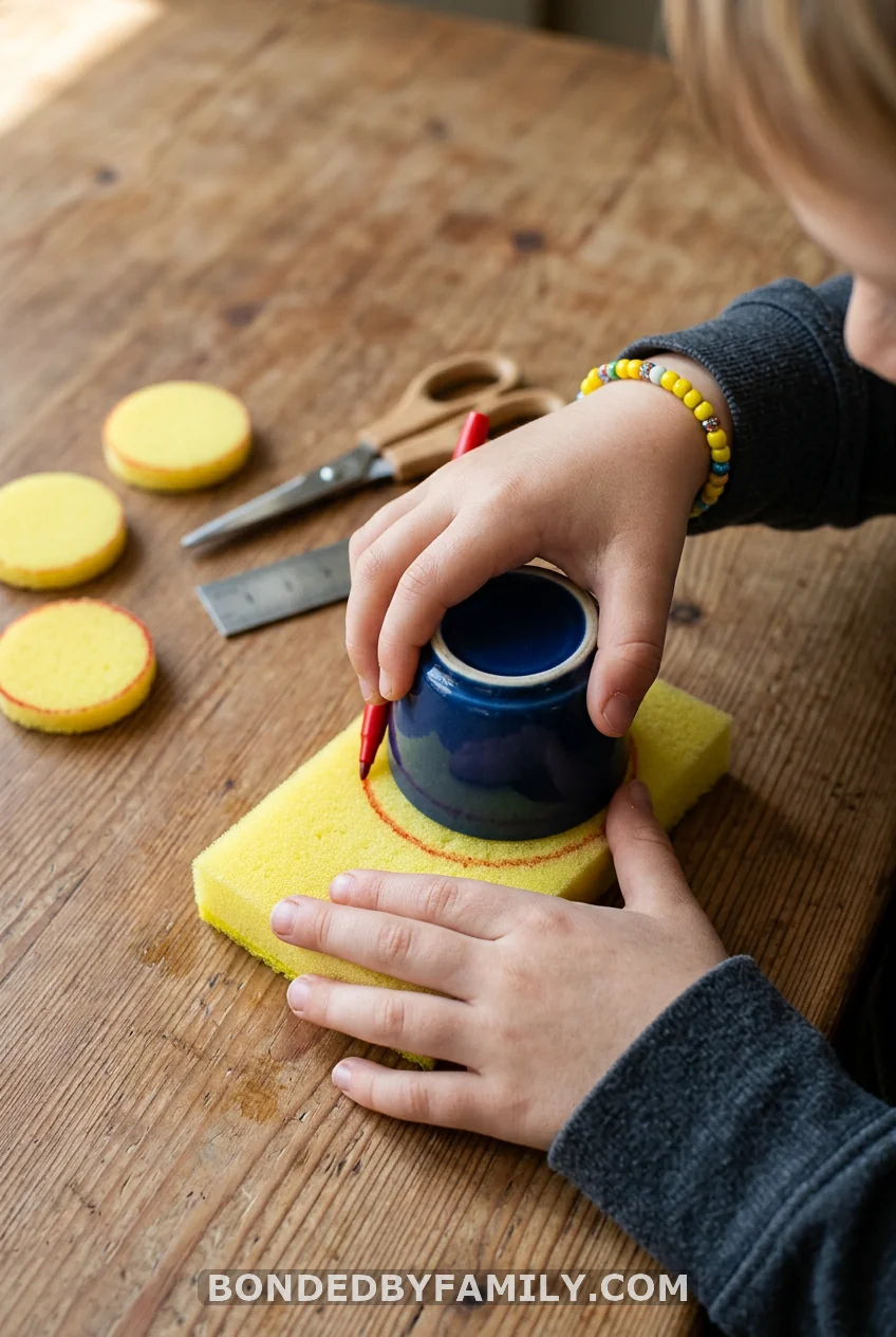 Step 3: Cut Your Sponge "Scoops"