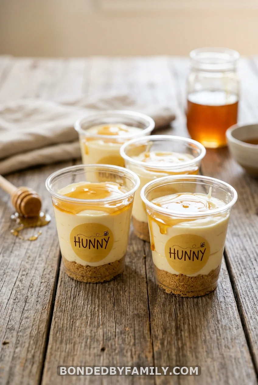 Mini Hunny Pot Cheesecake Cups