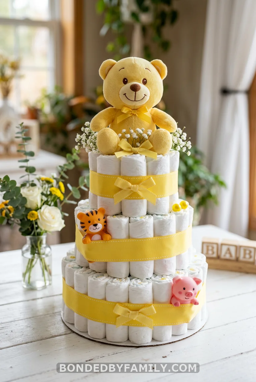 The Pooh and Friends Gang Cake