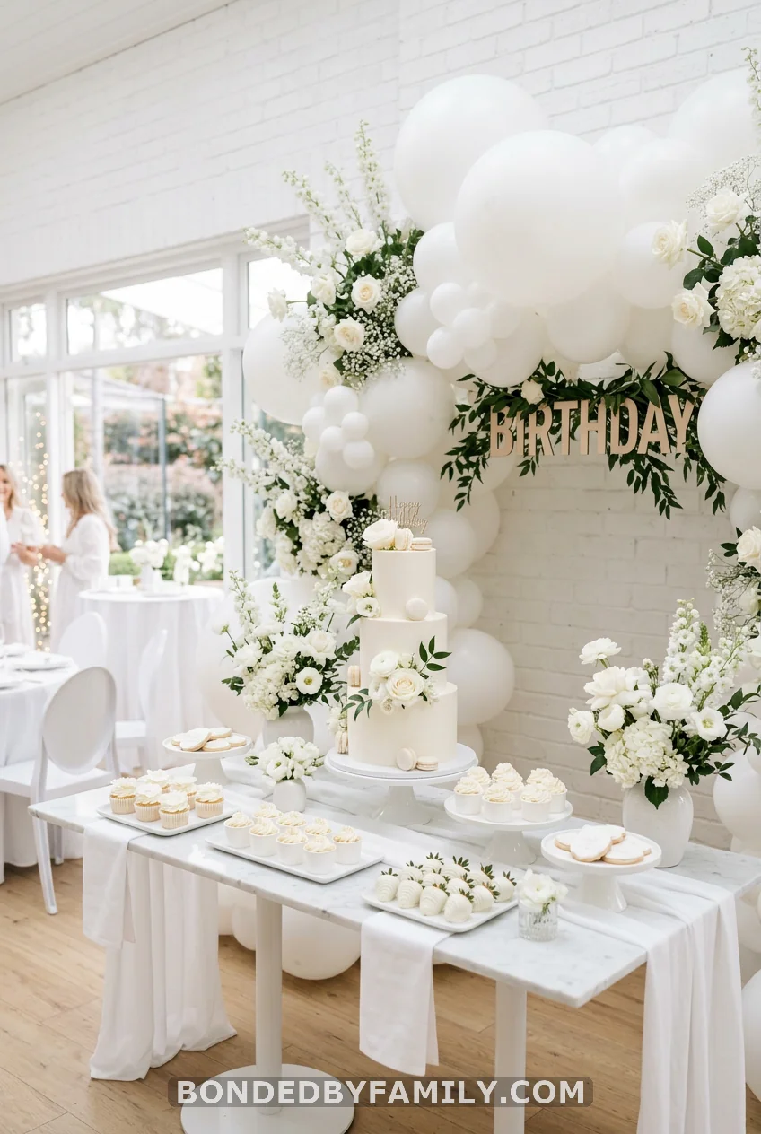 All-White Chic Affair