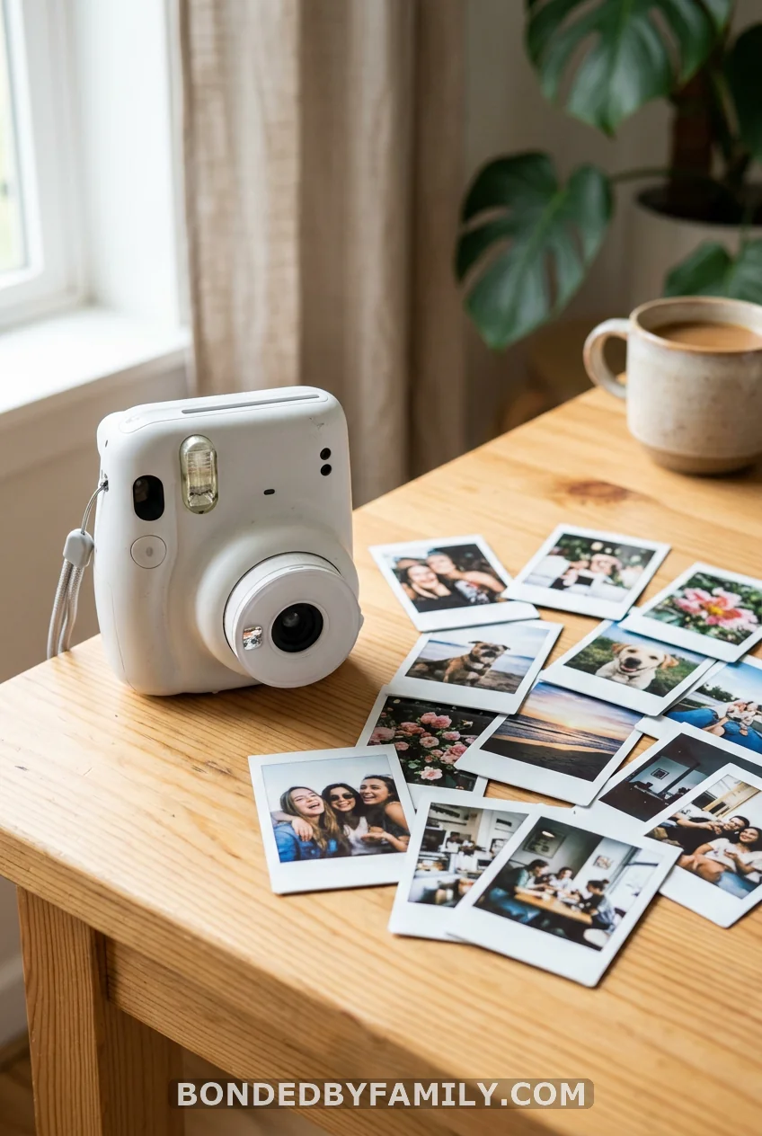 A Polaroid or Instant Camera