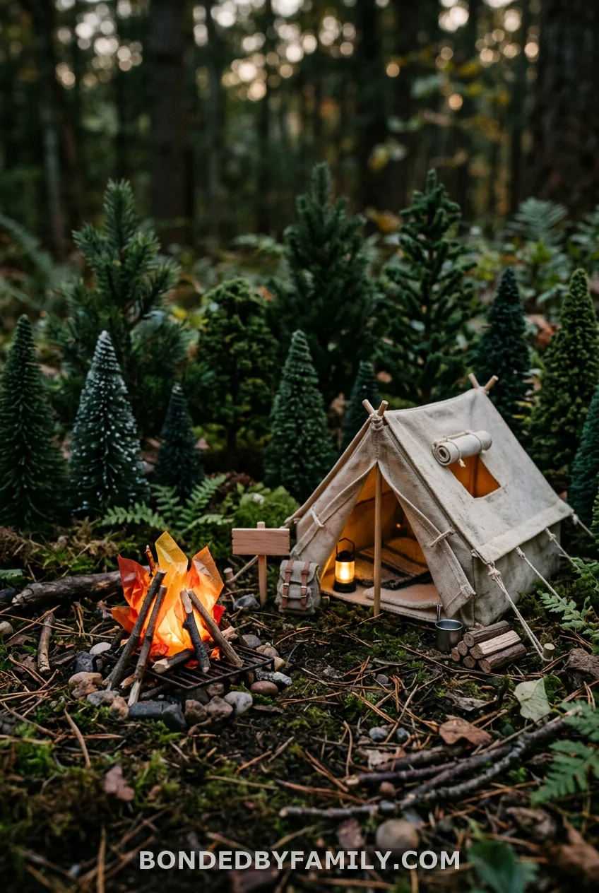 Camping Tent Mini Scene