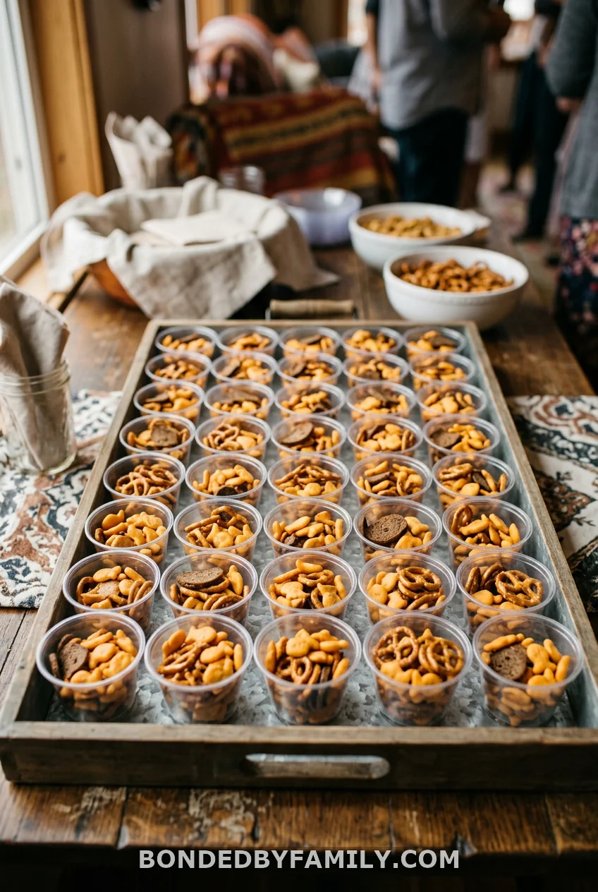 Fishing-for-a-Boy Goldfish Snack Mix Cups