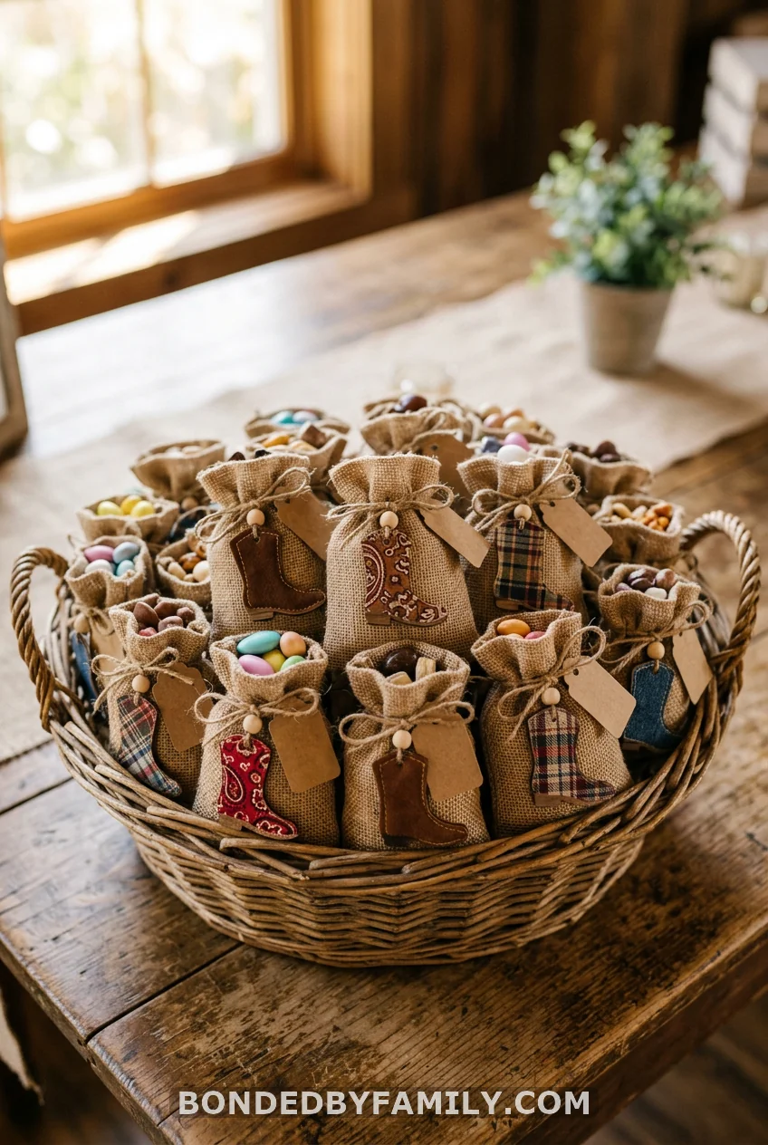 Cowboy Boot Favor Bags