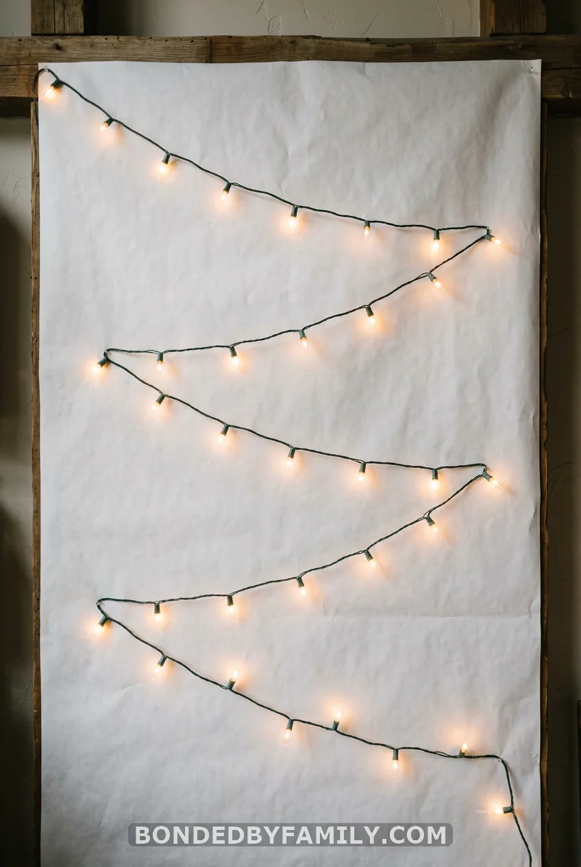The Budget Butcher Paper and String Light Combo