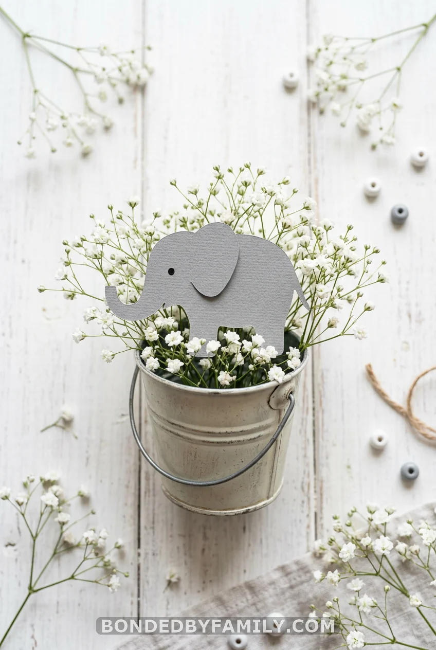 Elephant Peanut Bucket