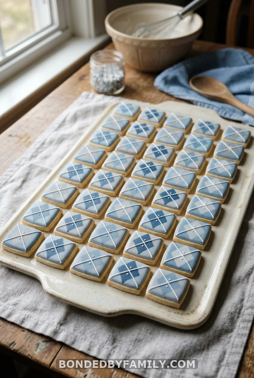 Argyle Sugar Cookie Bites