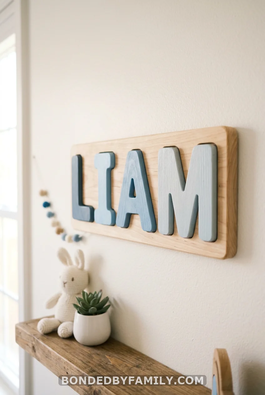 A Wooden Name Puzzle