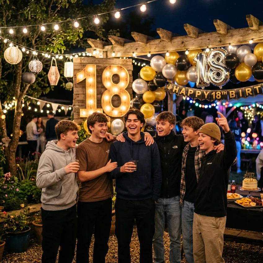 18th birthday party ideas for boys featured image