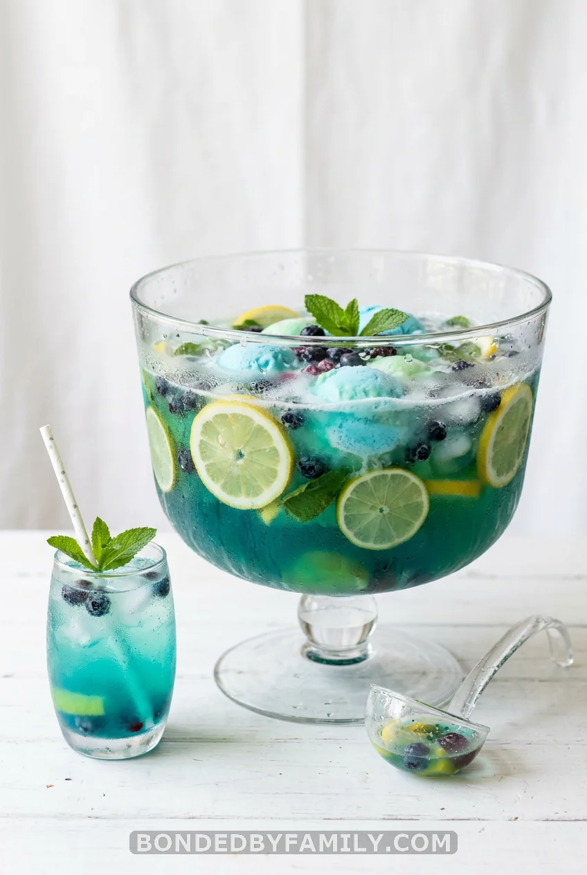 Blue Ombre Sherbet Punch