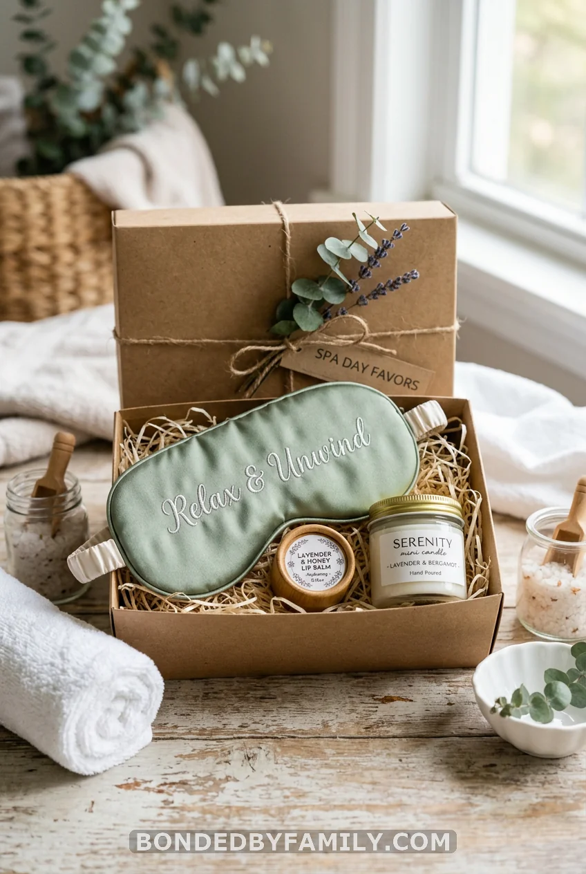 Spa and Self-Care Favors