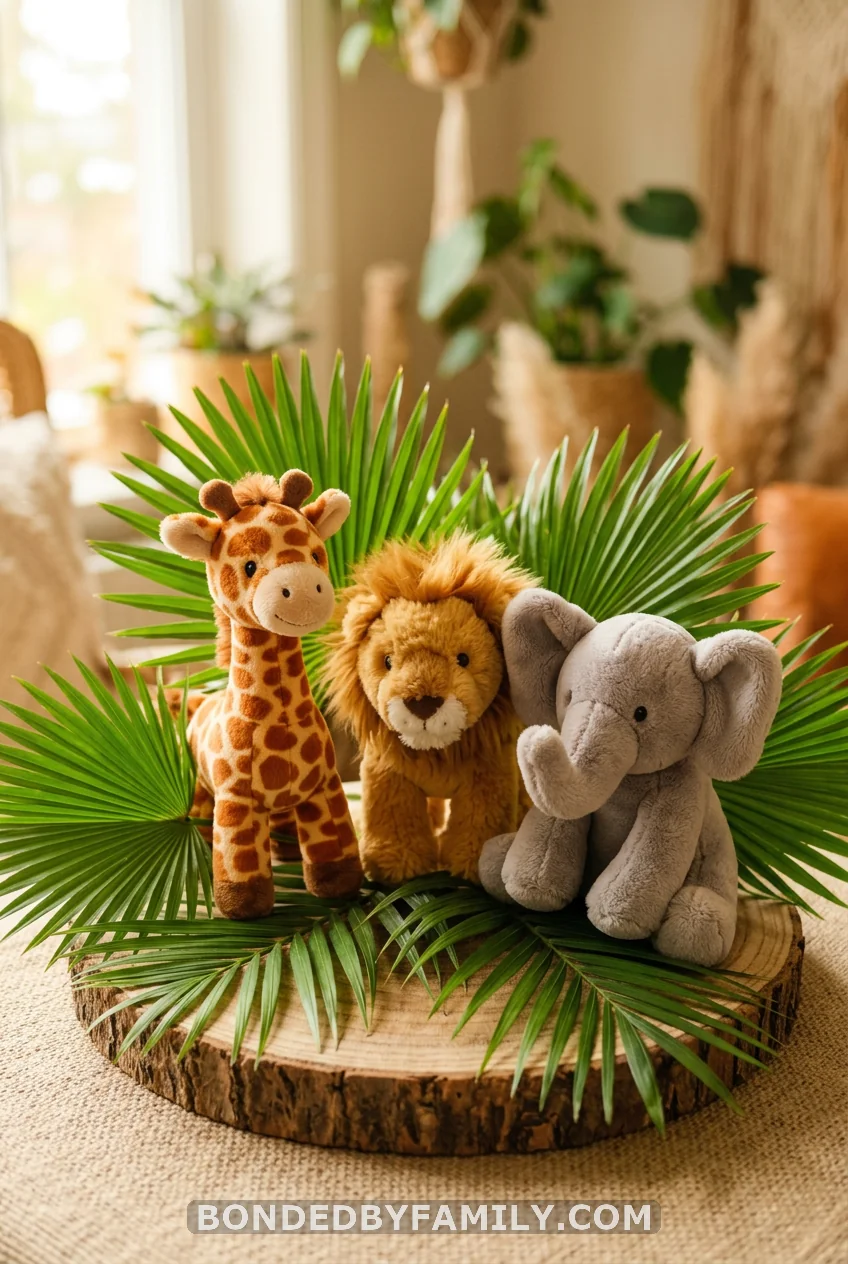 Safari Animal Cluster with Greenery