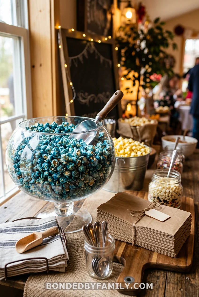 "About to Pop" Blue Kettle Corn Bar