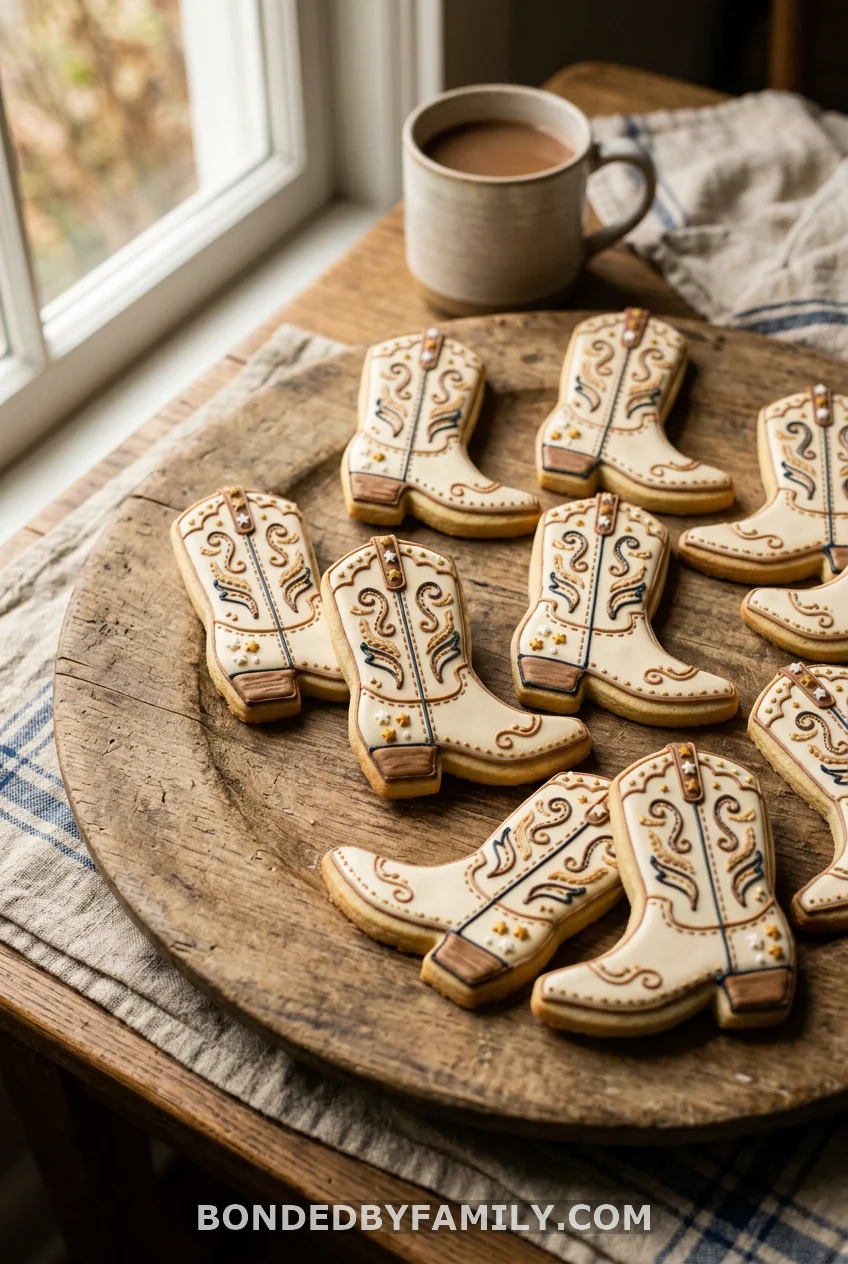 Boot-Shaped Sugar Cookies