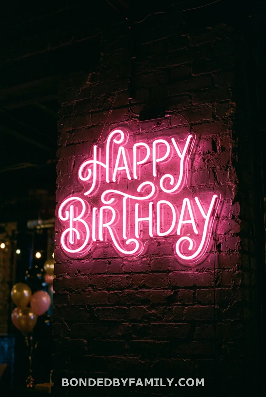 Neon Sign Statement Wall
