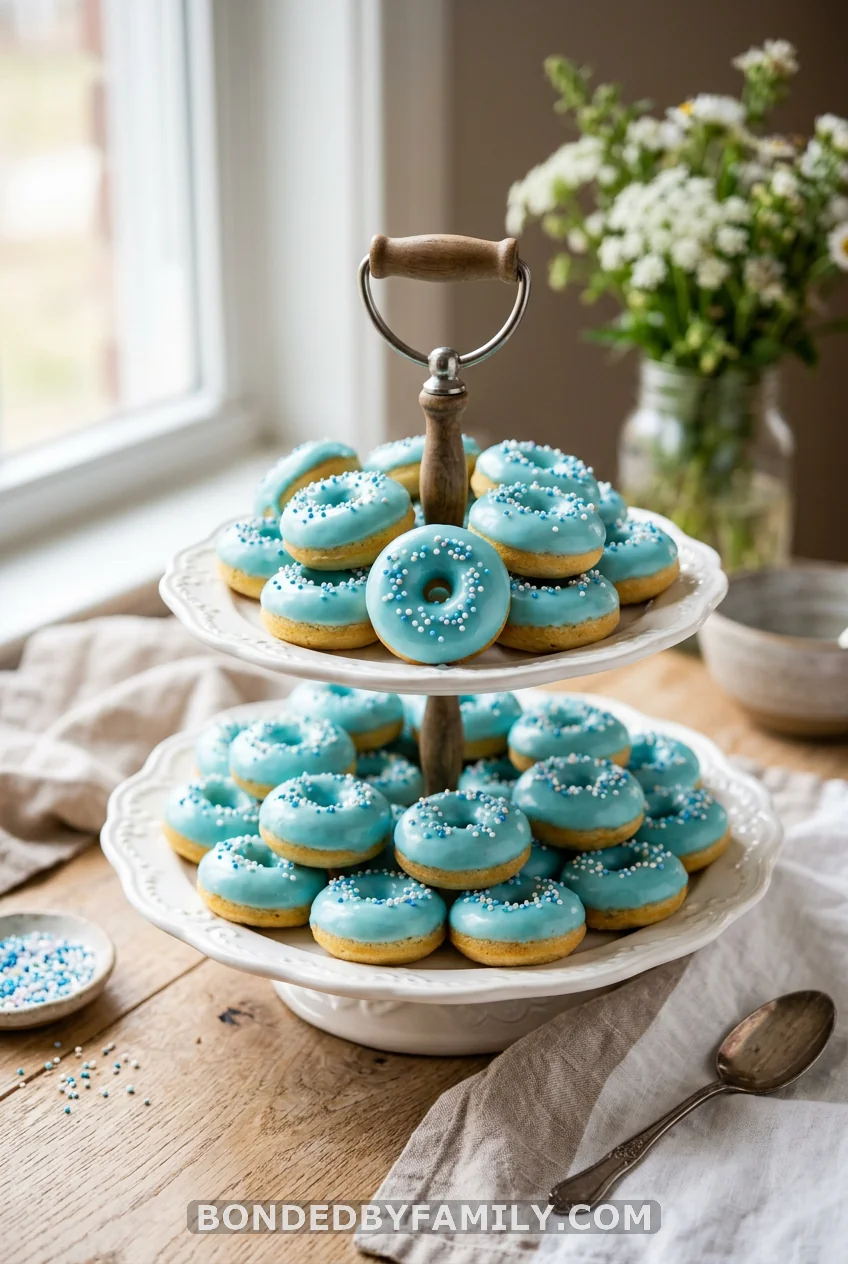 Robin's Egg Vanilla Donuts
