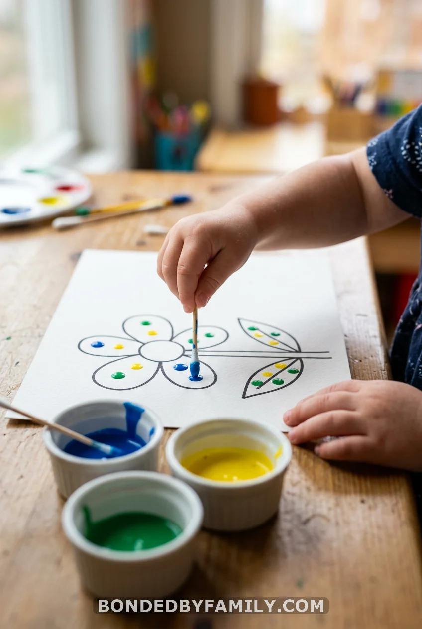 Q-Tip Dot Painting