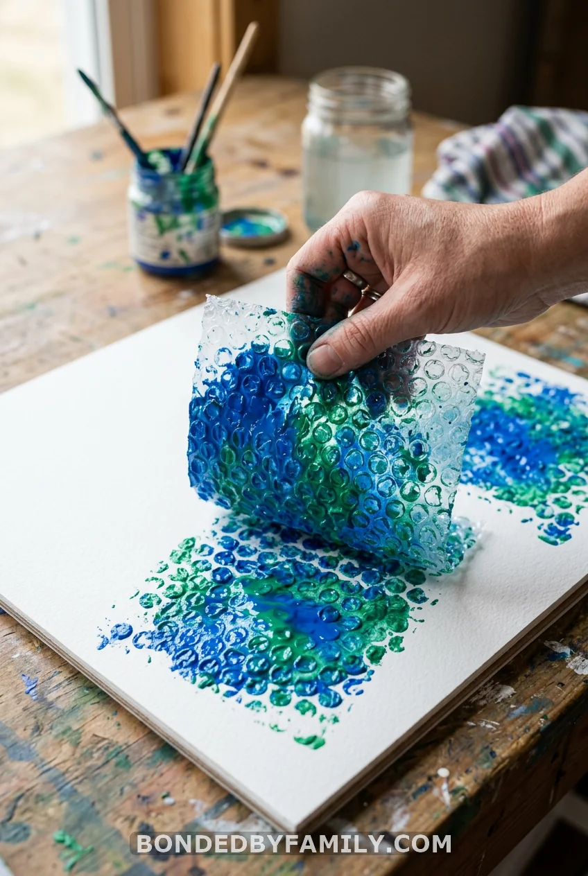 Water Painting on the Patio