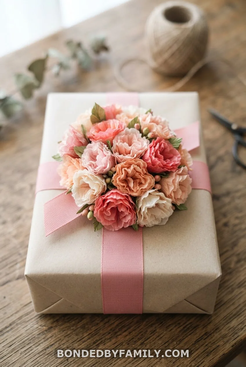 Tissue Paper Flower Cluster
