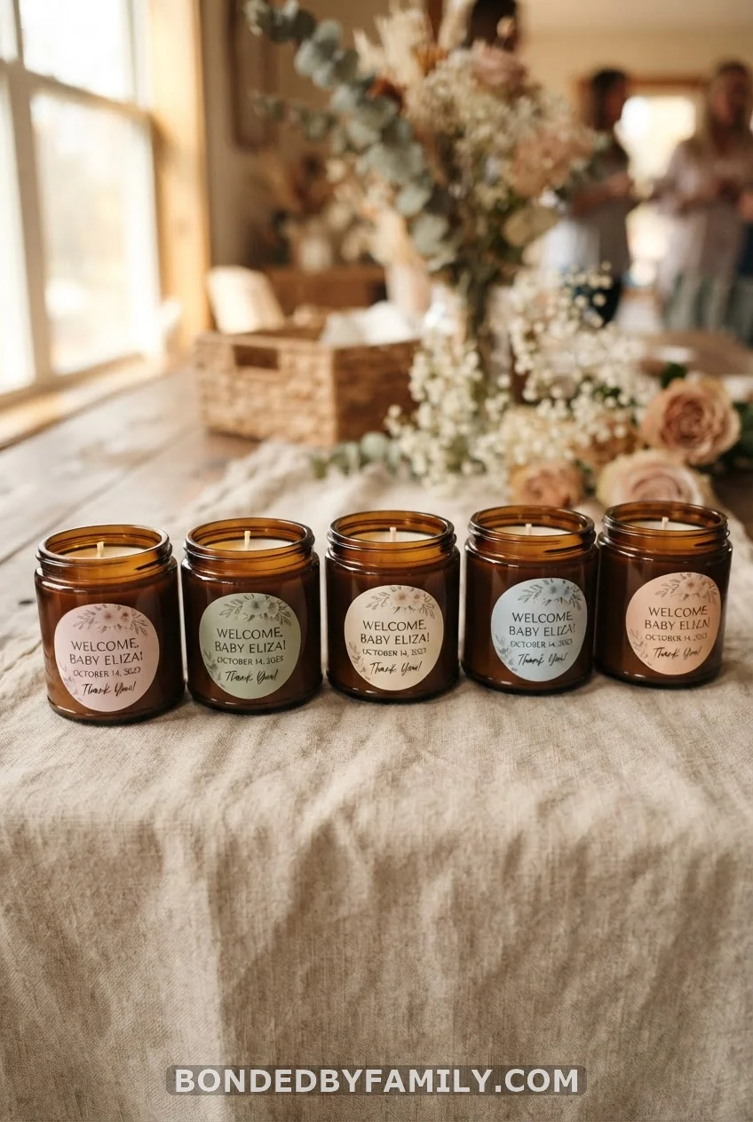 Personalized Mini Candles