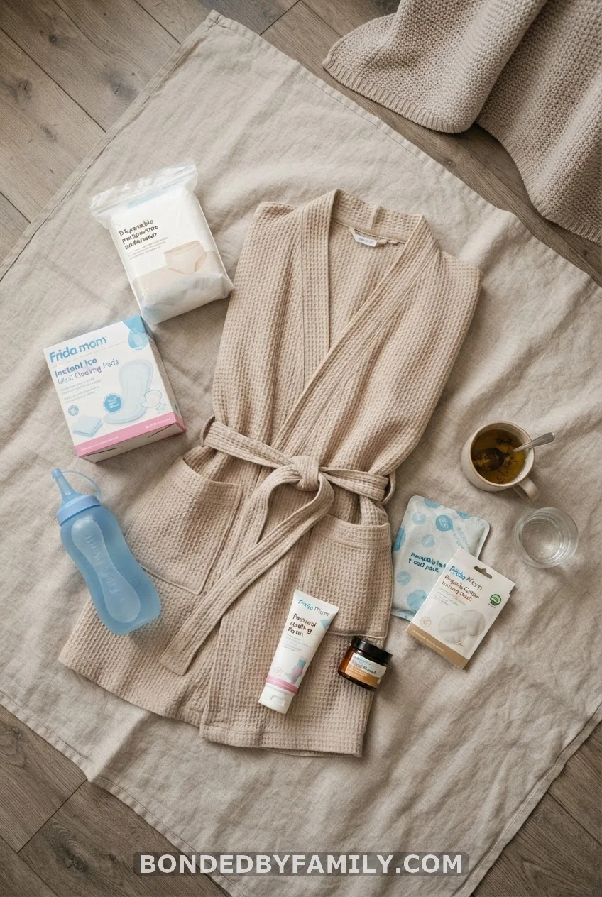 An Overnight Postpartum Recovery Basket